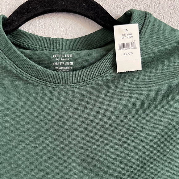 Offline by Aerie Sidewalk Seamless Cropped T-Shirt - Size XXS - Picture 2 of 7